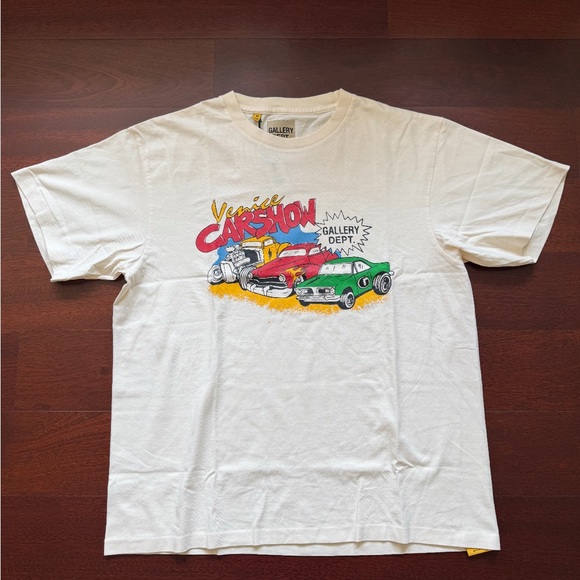 Gallery Dept White Car Show Tee - Picture 1 of 6
